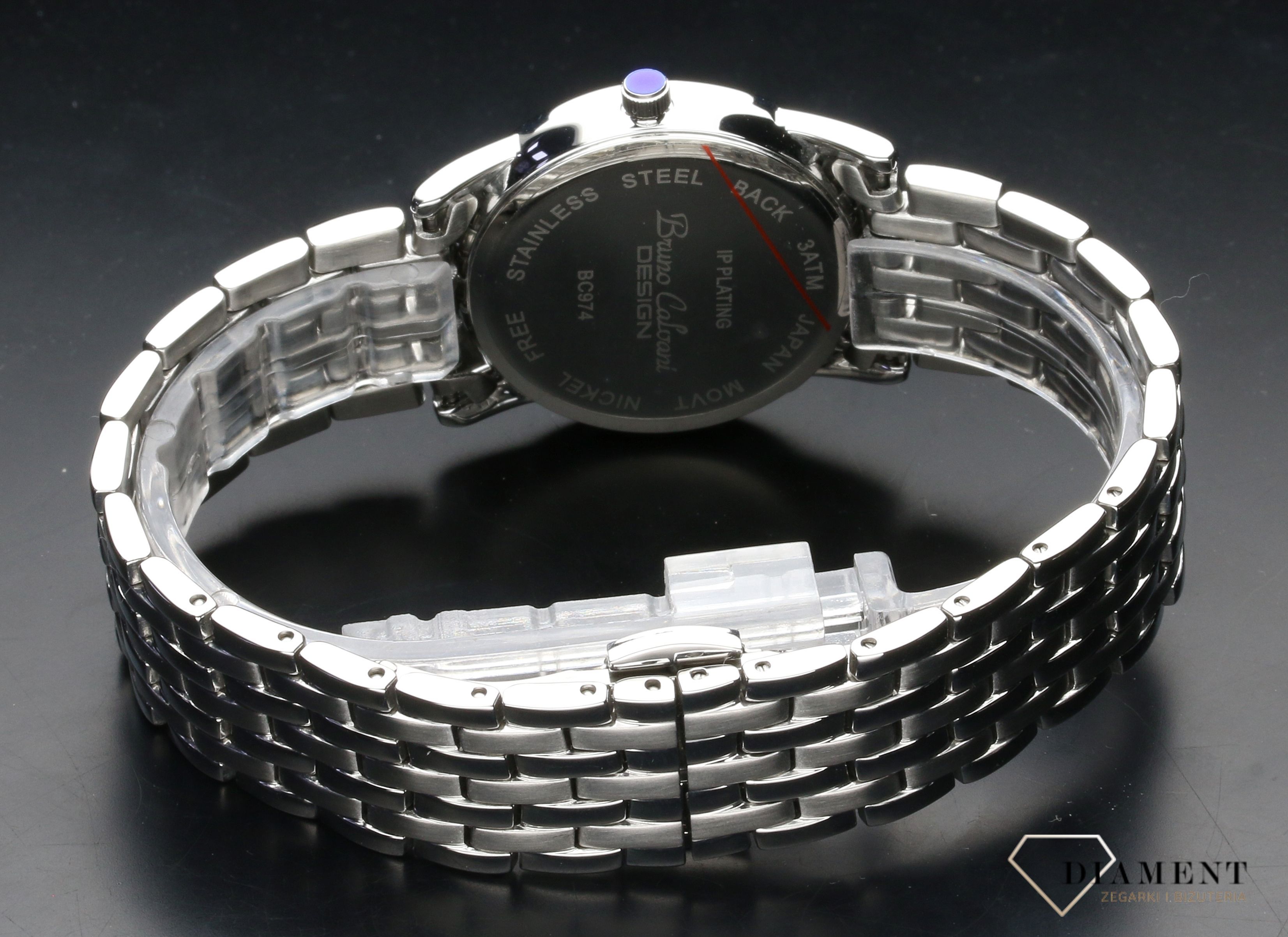 Zegarek damski z cyrkoniami Bruno Calvani FASHION BC974 srebrny jpg.jpg